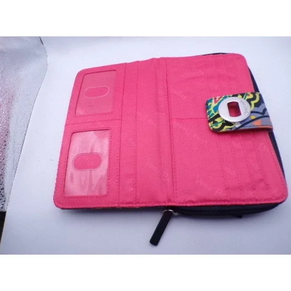 Vera Bradley Wallet Paisley Print Zip Around Clutch Organizer‎ - Picture 3 of 3